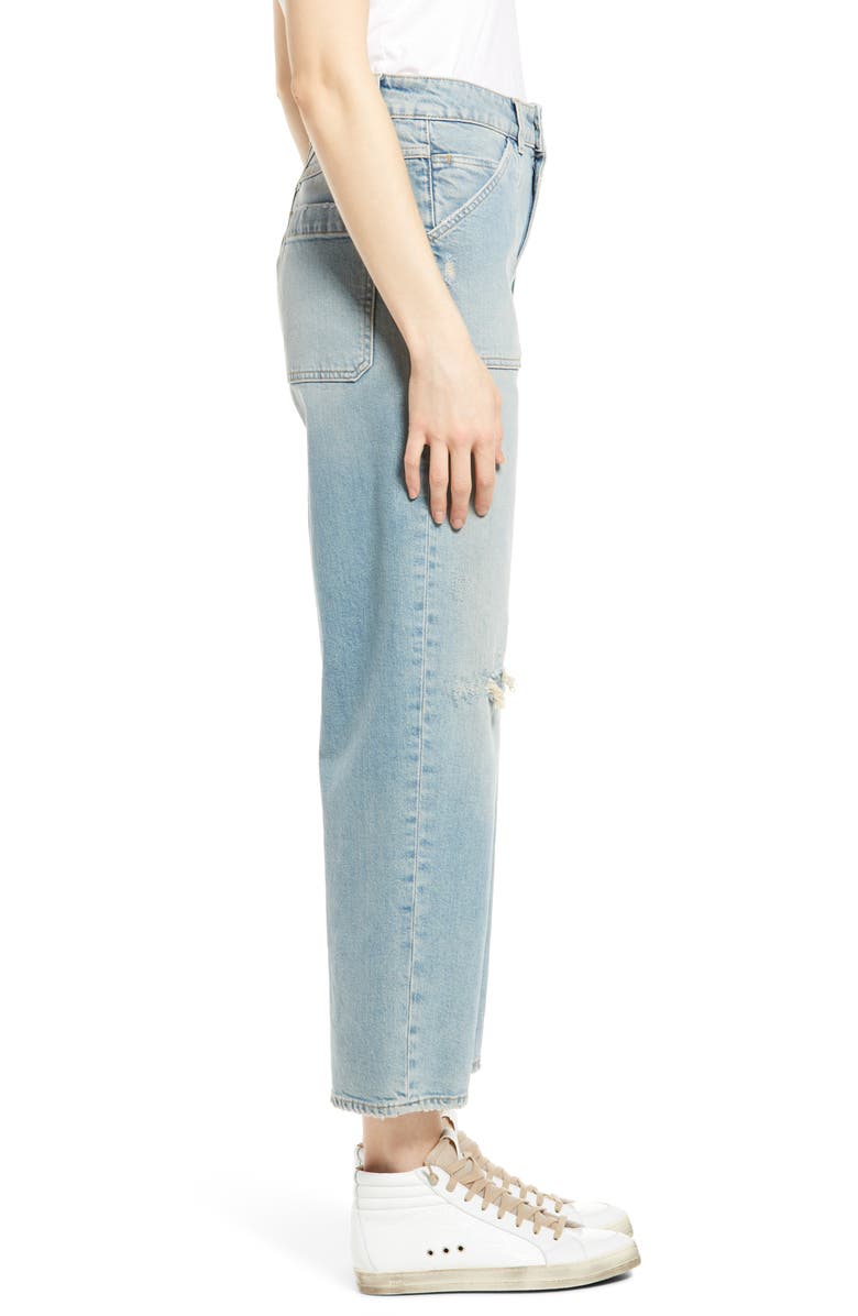 Closed Abe Crop Straight Leg Jeans, Alternate, color, 