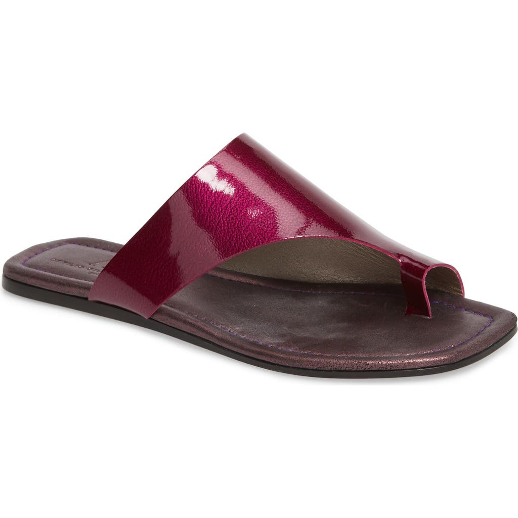 Agl Attilio Giusti Leombruni Asymmetrical Toe Thong Sandal In Pink