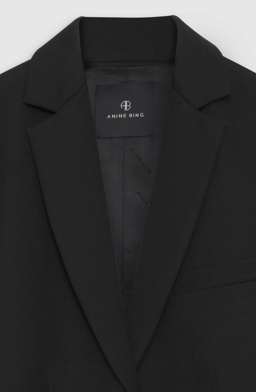Anine Bing Quinn Blazer In Black