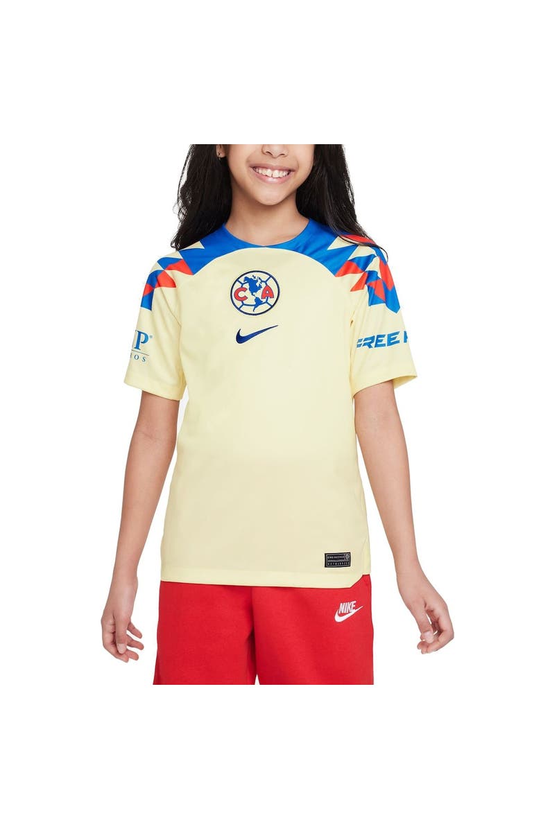 Nike Youth Nike  Yellow Club America 2023/24 Home Replica Jersey, Alternate, color, 