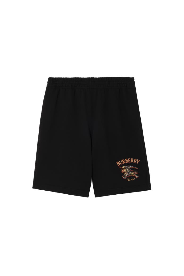 Knight Check Cotton Shorts, Alternate, color, Black