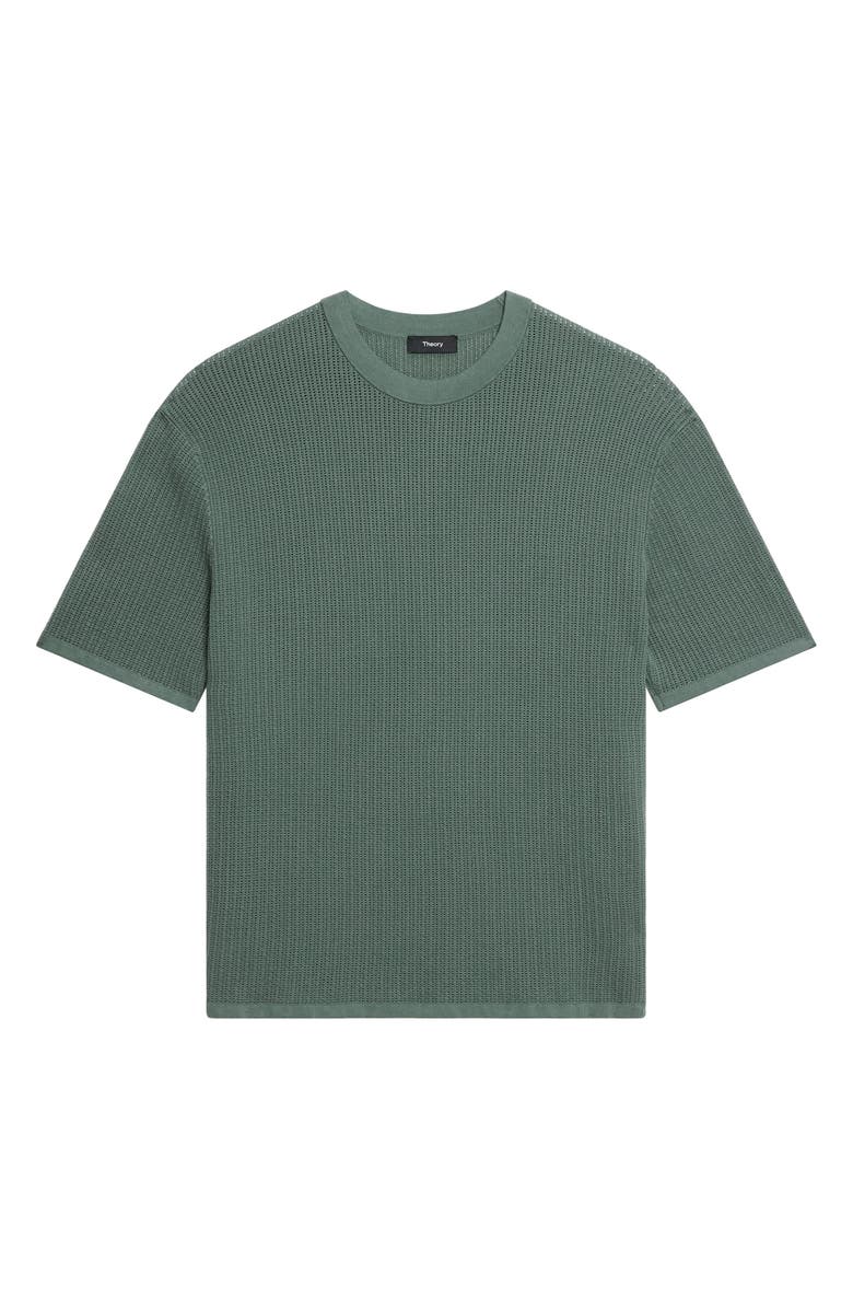 Theory Tactile Cotton Open Stitch T-Shirt, Alternate, color,
