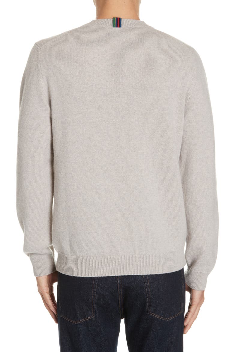 Crewneck Sweater, Alternate, color, BEIGE