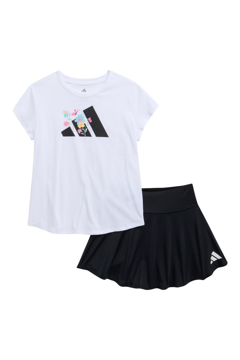 Kids' Flounce Skort, Main, color, WHITE