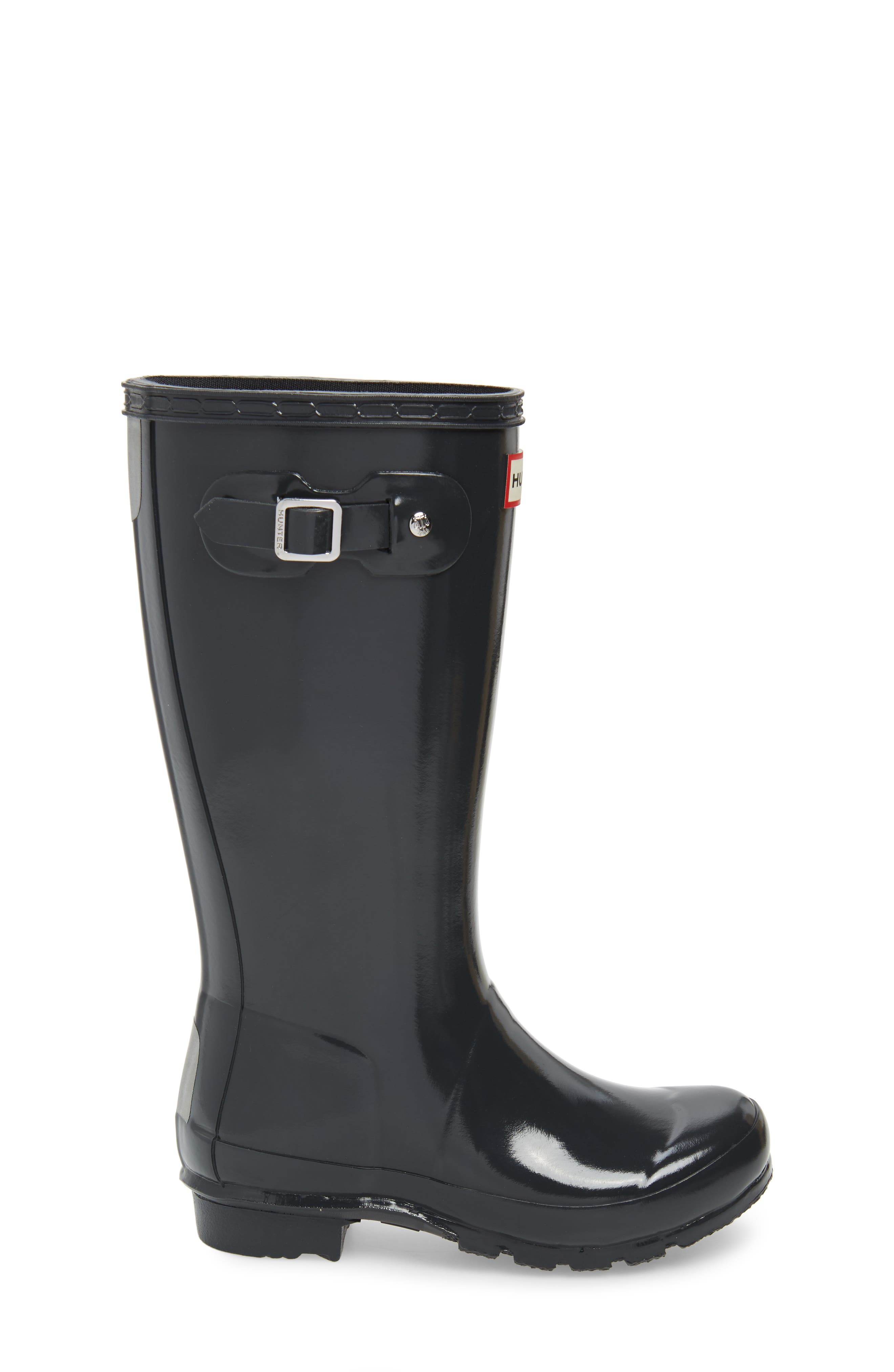 Kids' Original Gloss Waterproof Rain Boot, Alternate, color, DARK SLATE