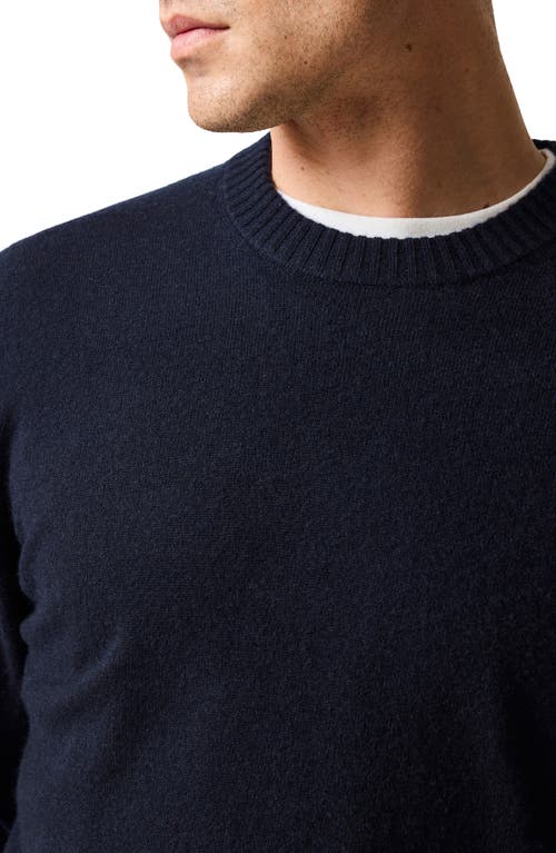 Rodd & Gunn Stewart Island Wool & Cahsmere Crewneck Sweater In Blue