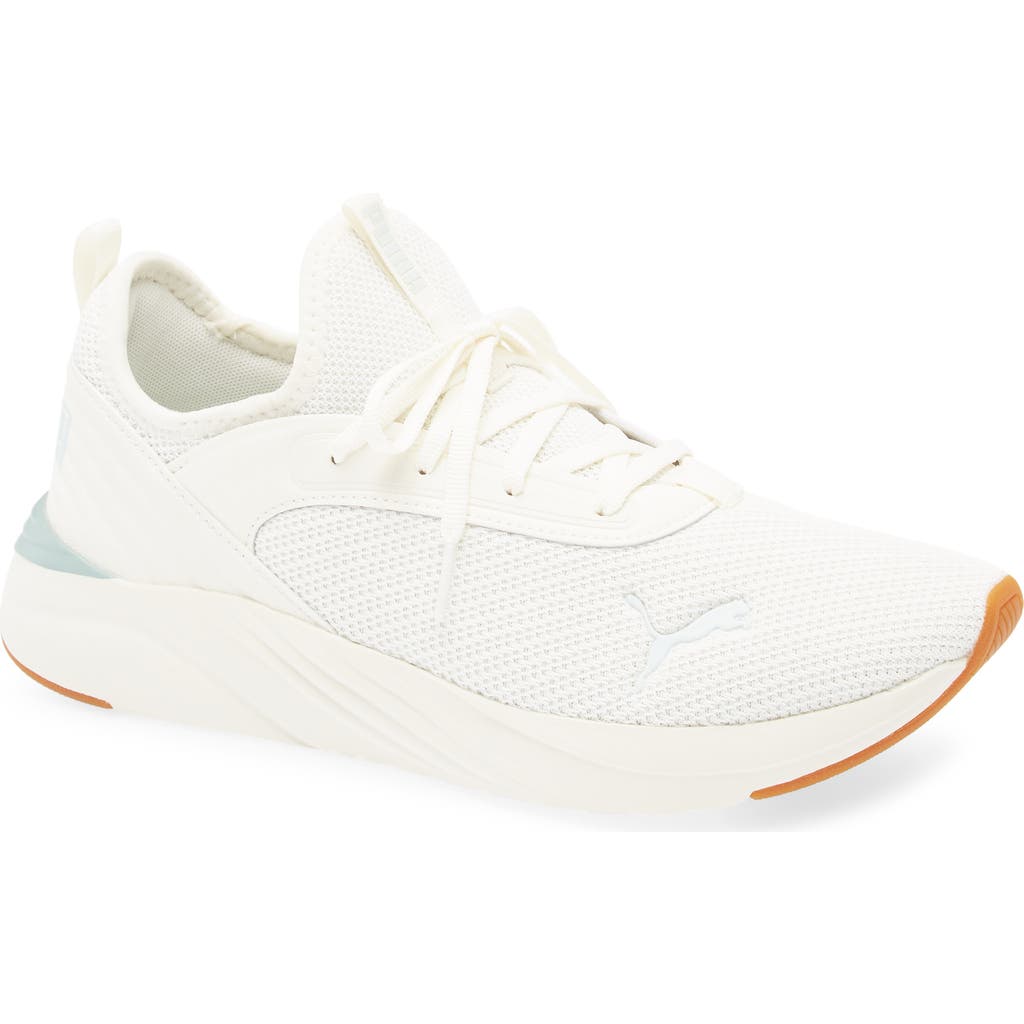 Puma Softride Ruby Luxe Sneaker In Warm White-peaceful Blue-gum