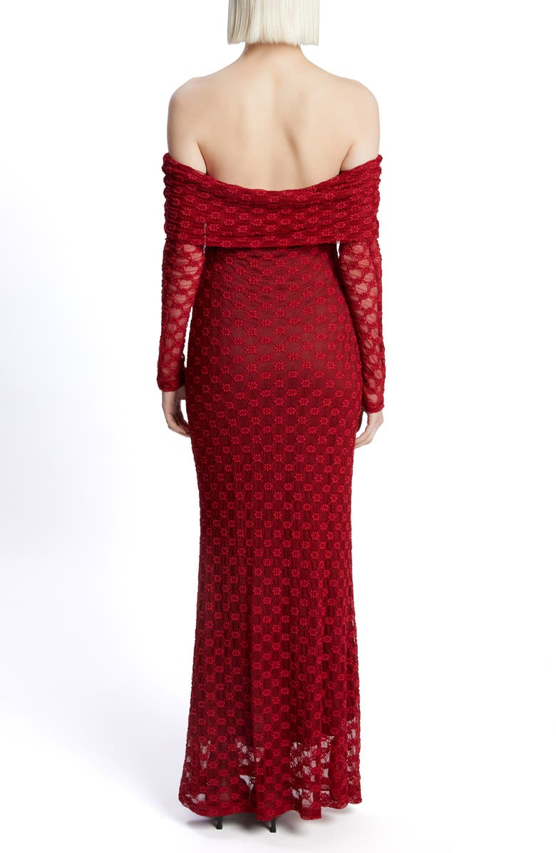 Bardot Adoni Off the Shoulder Long Sleeve Dress, Alternate, color,