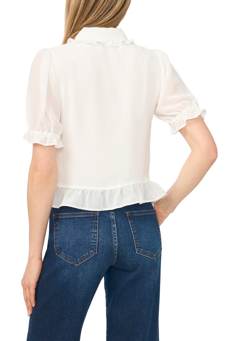 Pintuck Chiffon Shirt, Alternate, color, NEW IVORY