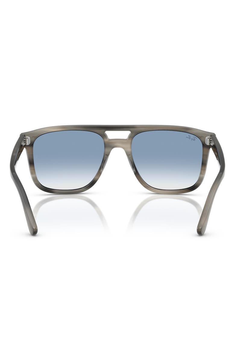 Ray-Ban 55mm Square Sunglasses, Alternate, color, Blue Gradient