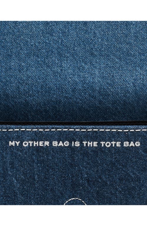 Marc Jacobs The Mini Leather Crossbody Bag In Blue