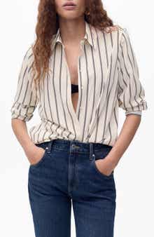 Print Button-Up Shirt