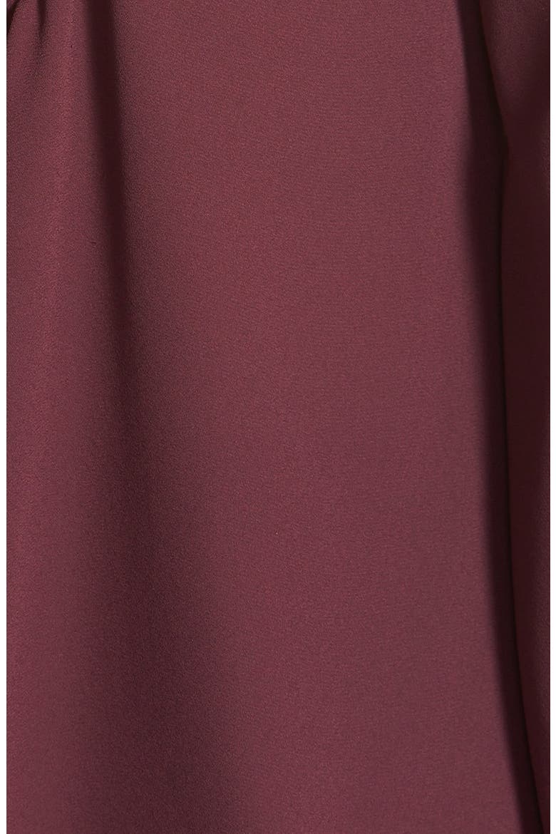 Strap Back Tunic, Alternate, color, BURGUNDY STEM