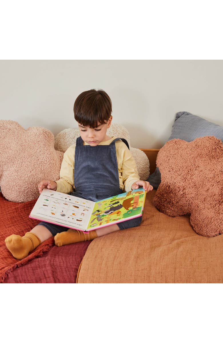 Lorena Canals Floor Cushion Clouds, Alternate, color, Chestnut