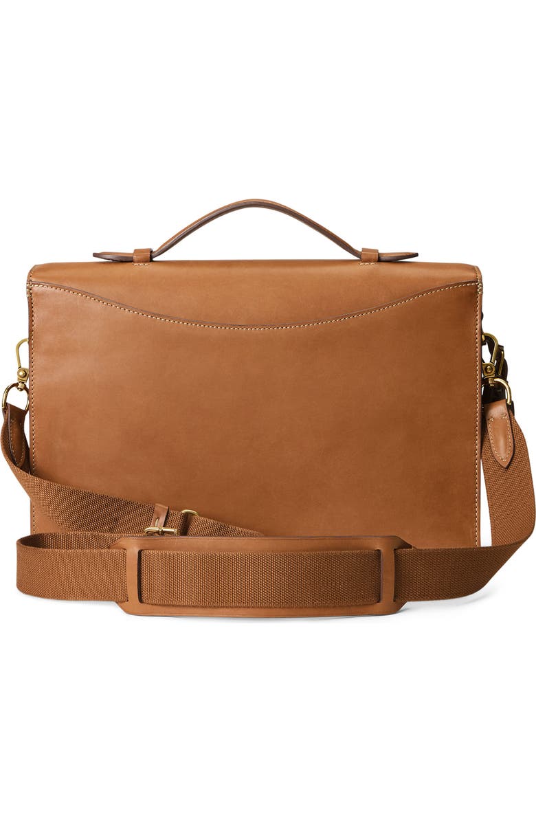 Ralph Lauren Purple Label Bedford Calfskin Leather Briefcase, Alternate, color,