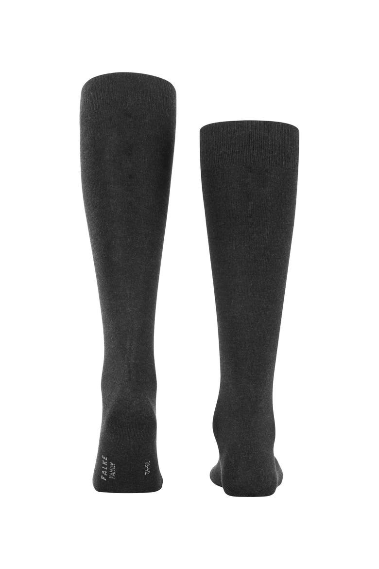 Family Knee High Socks, Alternate, color, Anthracite Melange