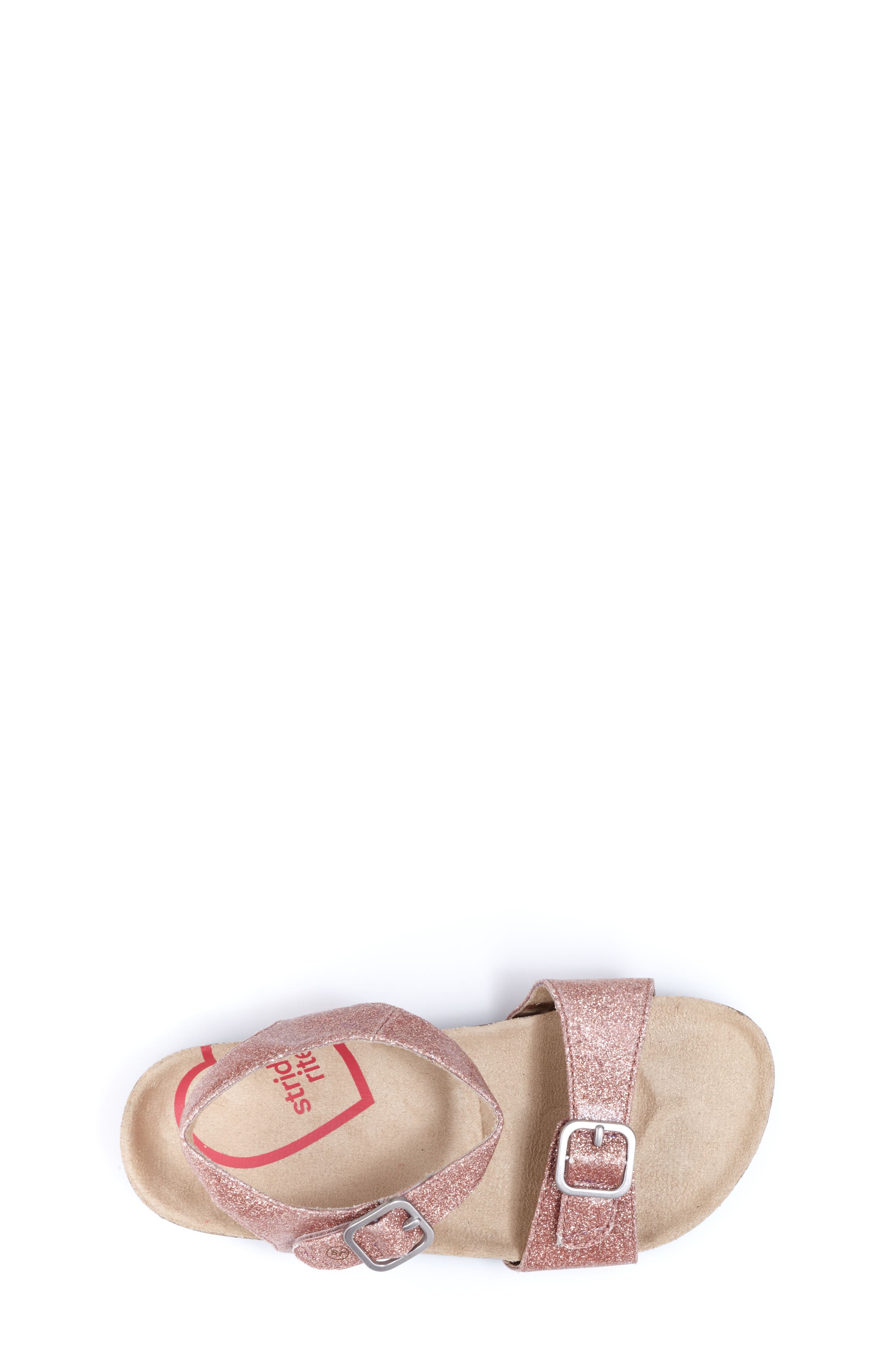Stride Rite Zuly Glitter Sandal, Alternate, color, 