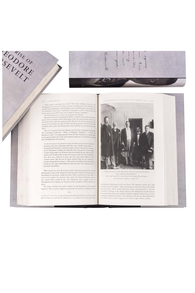 Theodore Roosevelt Book Set, Alternate, color, Cool Neutral