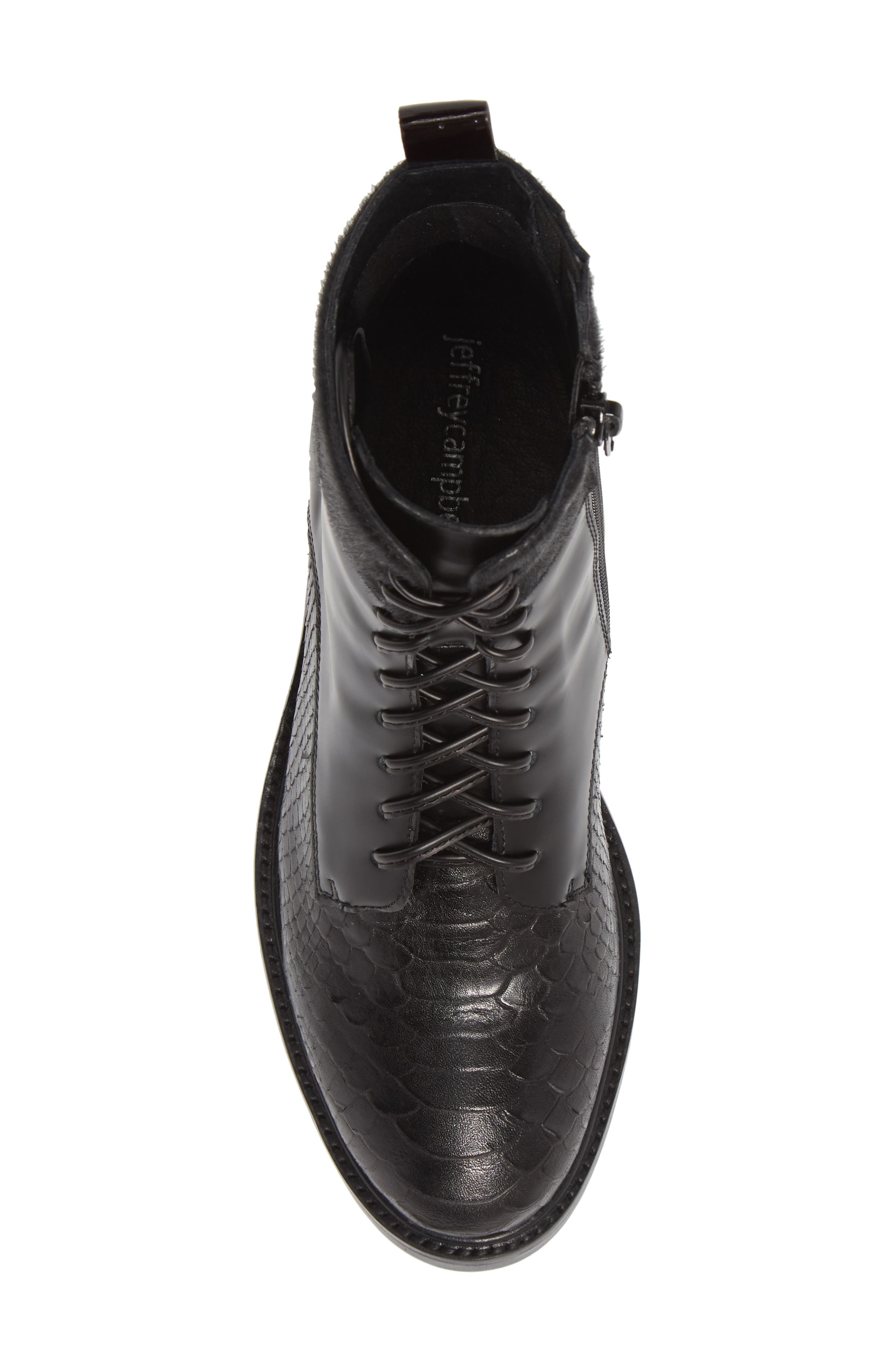Jeffrey Campbell Fischer Lace-Up Leather Boot, Alternate, color, 