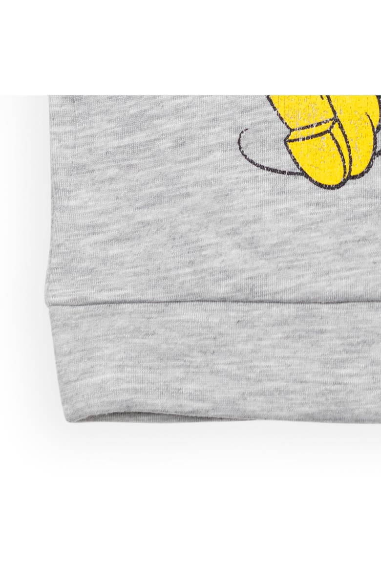 Mickey Mouse Fleece Pullover Hoodie, Alternate, color, Grey