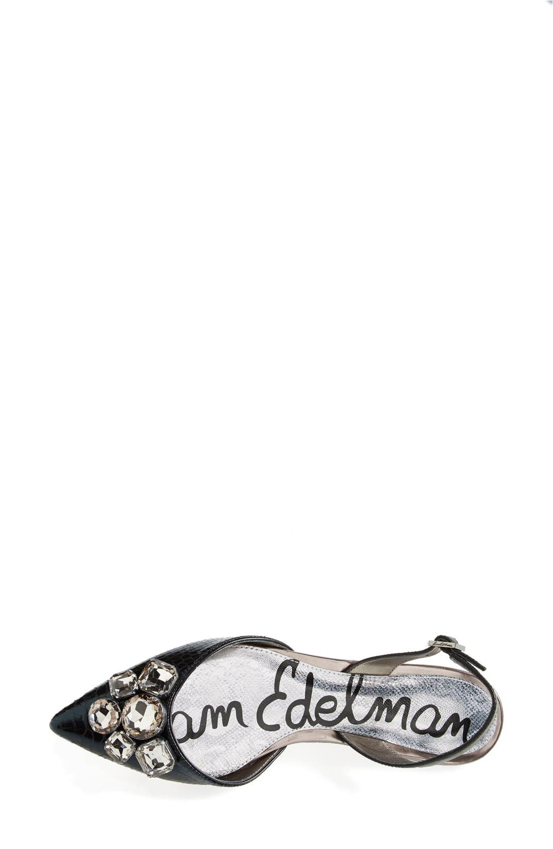 Sam Edelman 'Reece' Slingback Pointy Toe Flat, Alternate, color, 