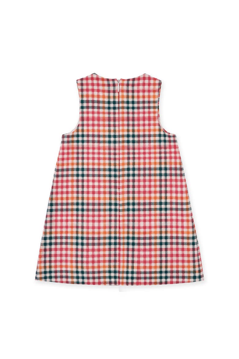 Plaid Jumper with Flowers, Alternate, color, Multicolor Plaid