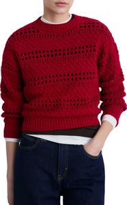 MANGO Openwork Sweater