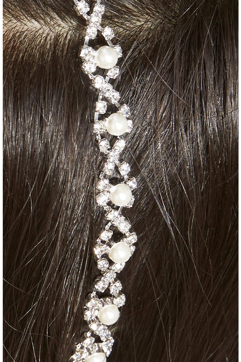 Crystal Headband, Alternate, color, SILVER/ CRYSTAL