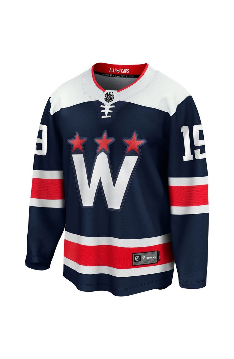 FANATICS Men's Fanatics Branded Nicklas Backstrom Navy Washington Capitals Alternate Premier Breakaway Player Jersey, Alternate, color, 