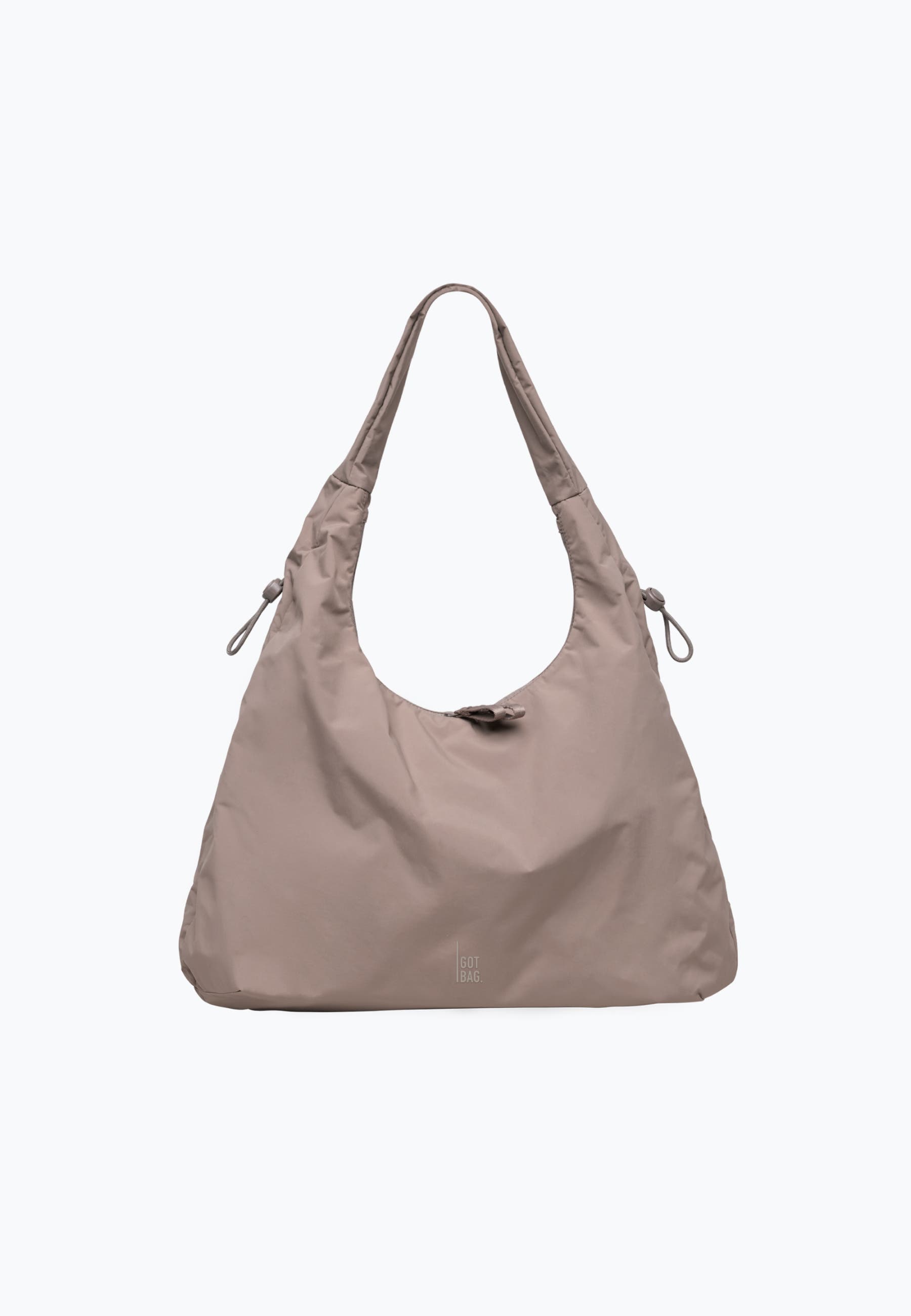 GOT BAG Mellow Bag Recycled Nylon Slouchy Hobo, Alternate, color, Oyster