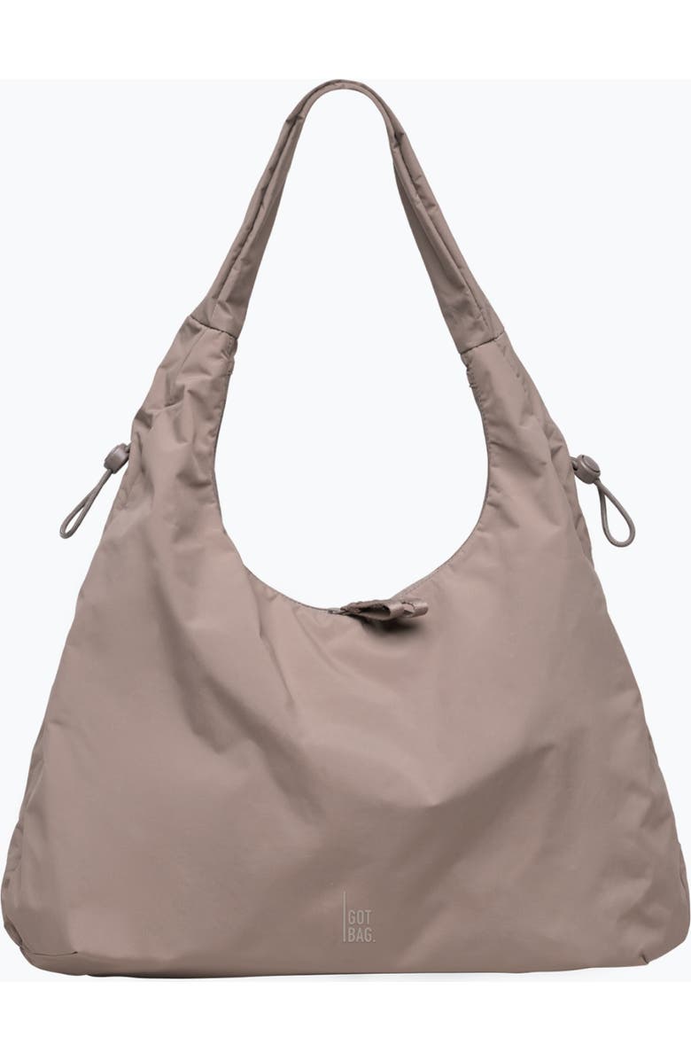 GOT BAG Mellow Bag Recycled Nylon Slouchy Hobo, Alternate, color, Oyster