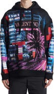 Valentino Electric City Print Cotton Hoodie