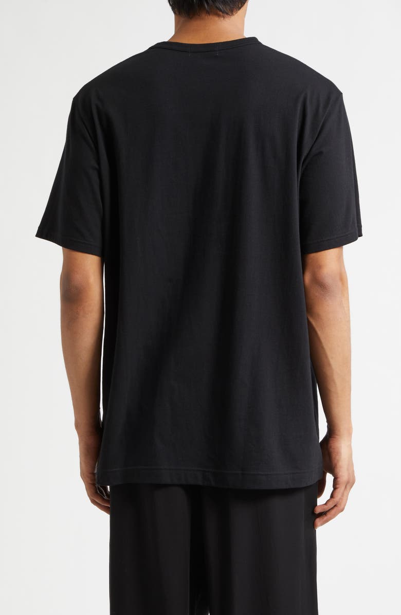 Yohji Yamamoto Graphic T-Shirt, Alternate, color, Black