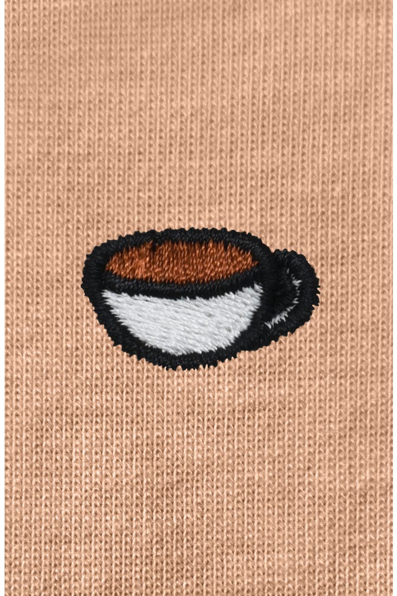 Mens Lil Coffee Jersey Tee, Alternate, color, Peach