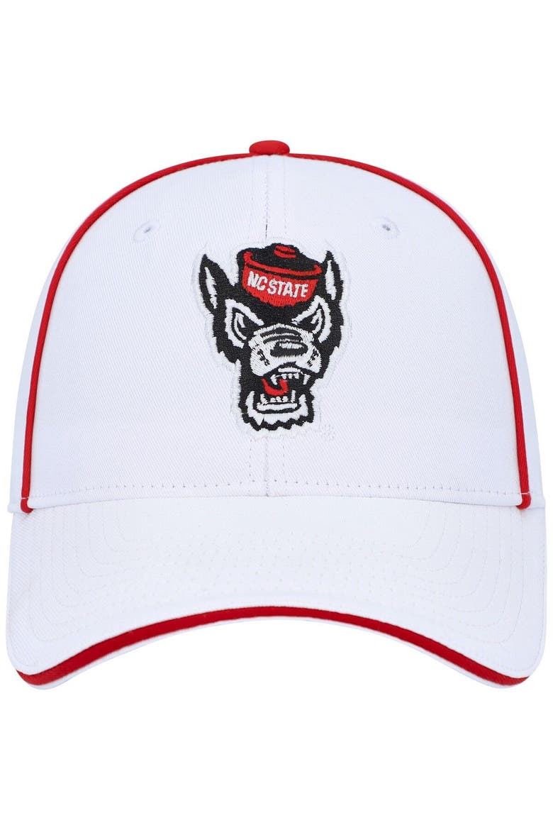 Men's Colosseum  White NC State Wolfpack Take Your Time Snapback Hat, Alternate, color, White