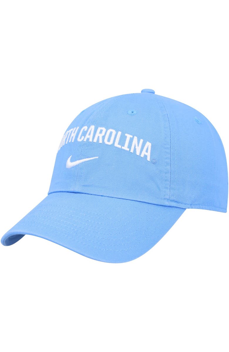 Jordan Brand Men's Nike Light Blue North Carolina Tar Heels Heritage86 Arch Performance Adjustable Hat, Main, color,