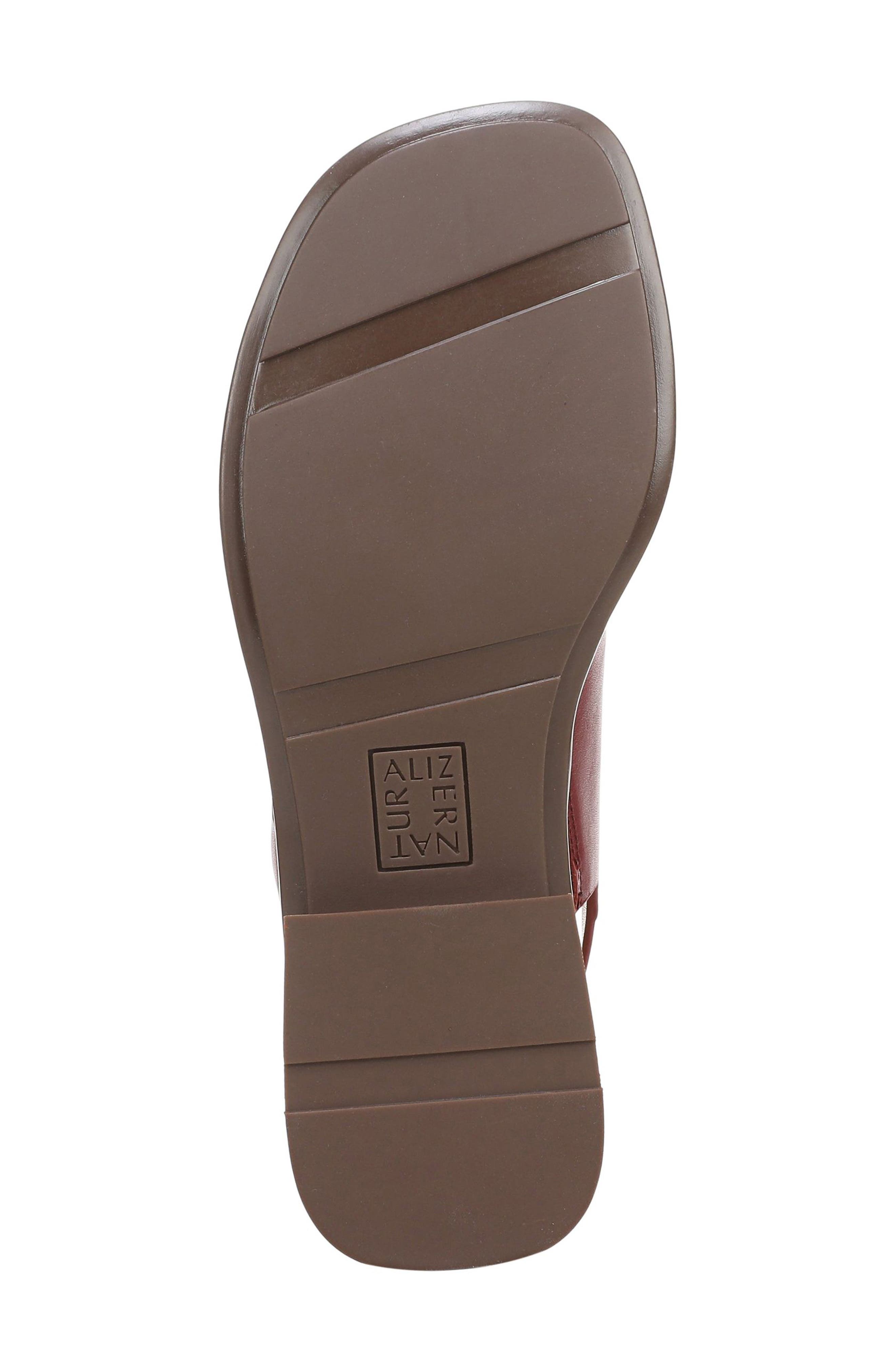 Brie Sandal, Alternate, color, MOLTEN NOIR RED