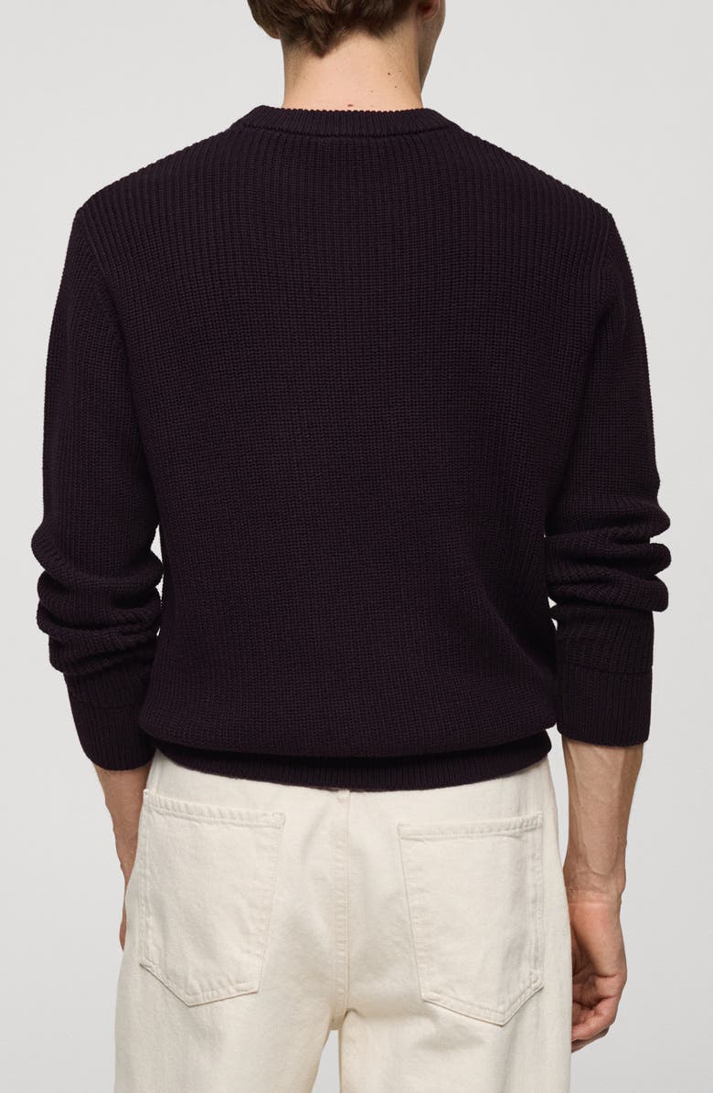MANGO Rib Sweater, Alternate, color,