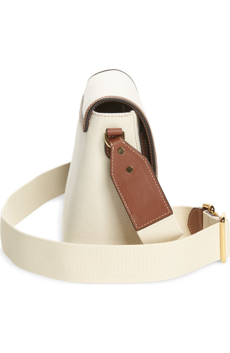 Burberry Note Horseferry Print Canvas & Leather Crossbody Bag, Alternate, color,