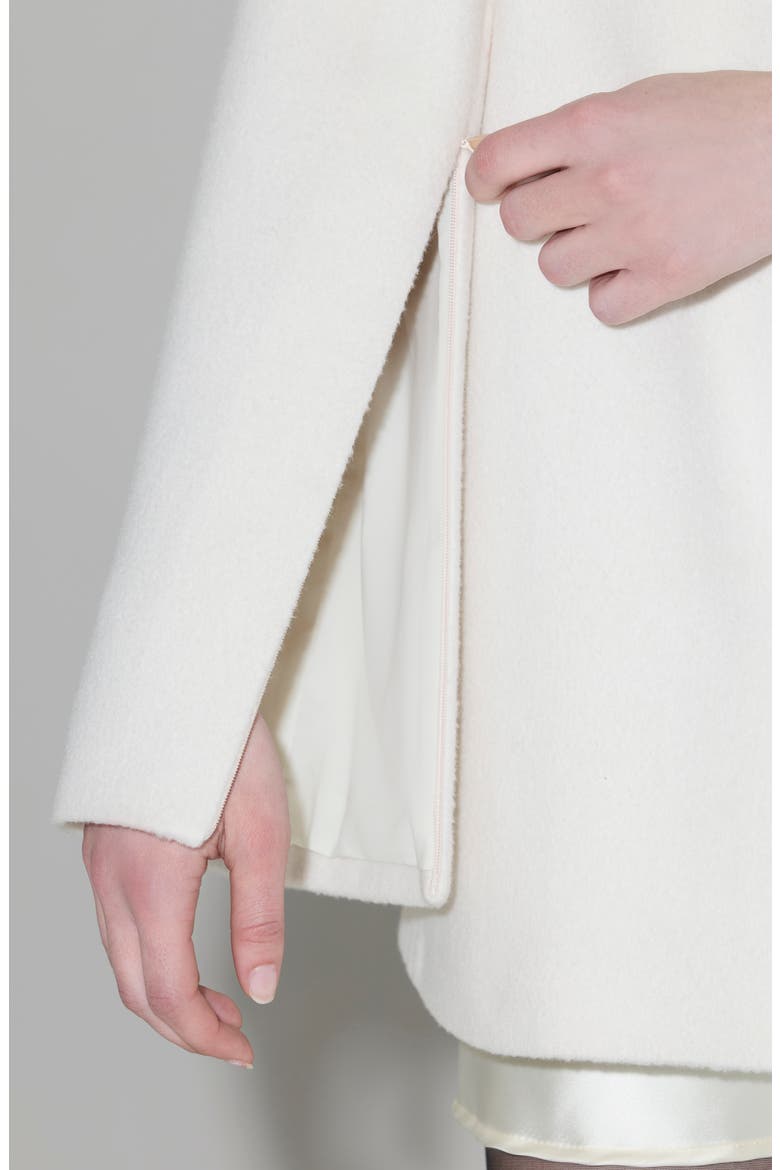 Abilene Wool Blend Convertible Cape Coat, Alternate, color, POWDER