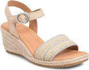 Söfft Inez II Espadrille Ankle Strap Platform Wedge Sandal