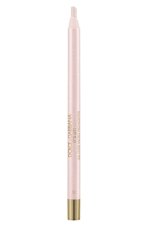 Dolce & Gabbana Dolce&gabbana It's Lit! All Over Micro Highlighter In Nude