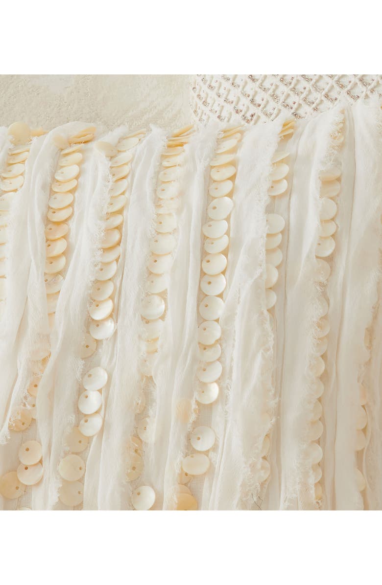 DONNA KARAN Flutter Sequin Accent Pillow, Alternate, color, 