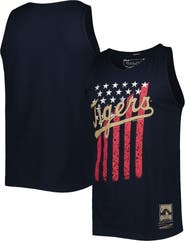 Mitchell & Ness Men's Mitchell & Ness Navy Detroit Tigers Cooperstown Collection Stars and Stripes Tank Top