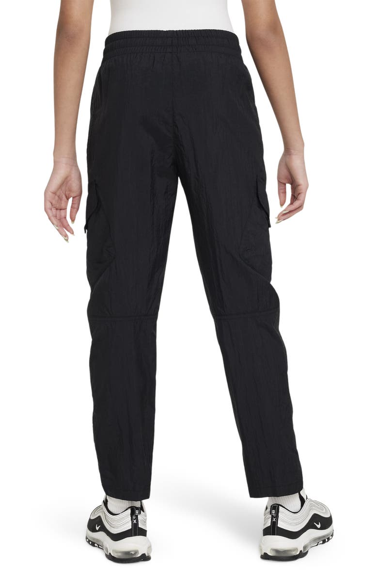 Nike Kids' Sportswear High Waist Cargo Pants, Alternate, color, Black