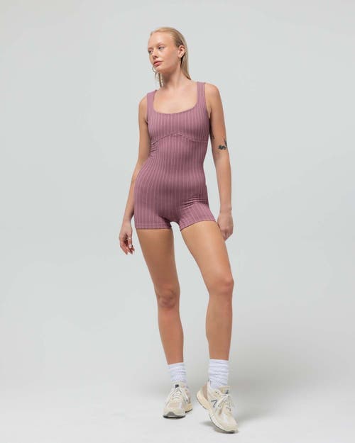 Reformer The Textured Runsie In Pink