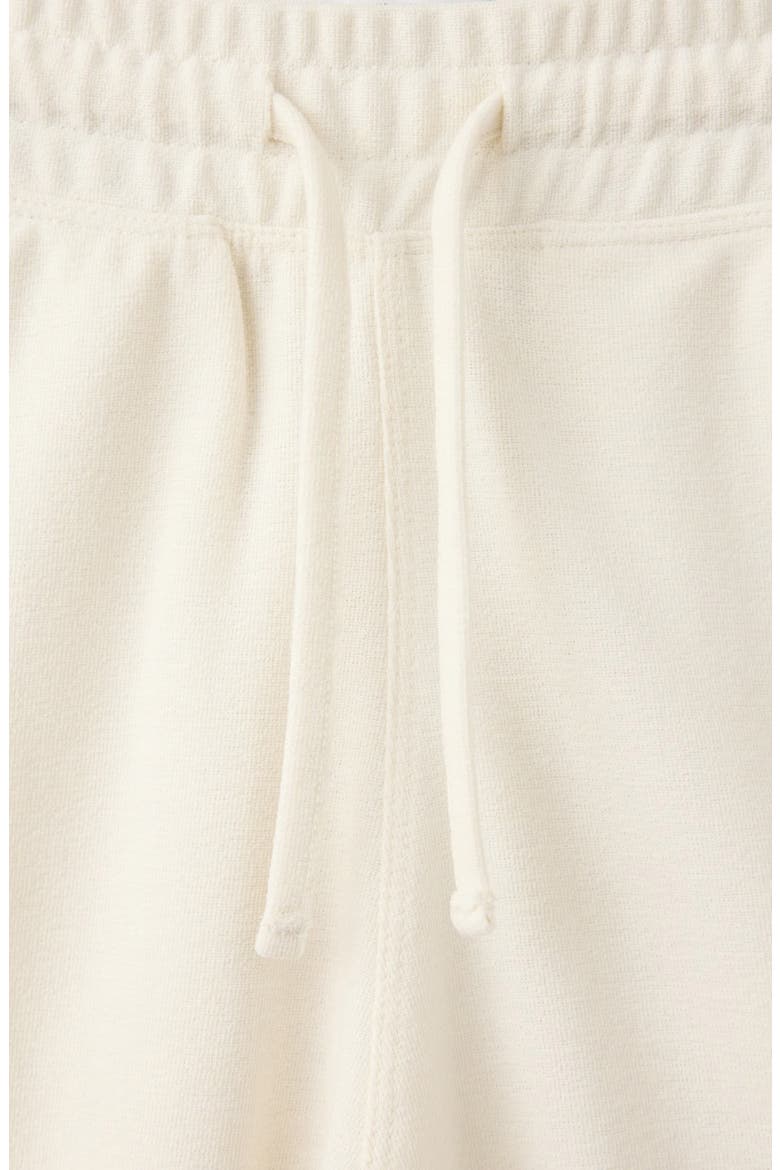 Textured Drawstring Bermuda Shorts, Alternate, color, WHITE