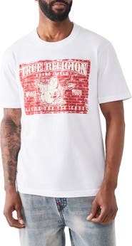 True Religion Brick Buddha Cotton Graphic T-Shirt