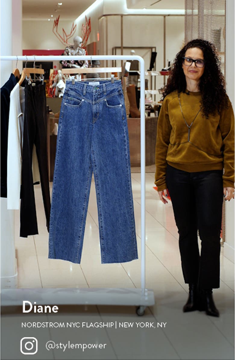 Grace Double Yoke Flare Leg Jeans, sales video thumbnail