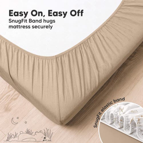 Keababies 2-pack Aereo Fitted Crib Sheets In Wild Fawn